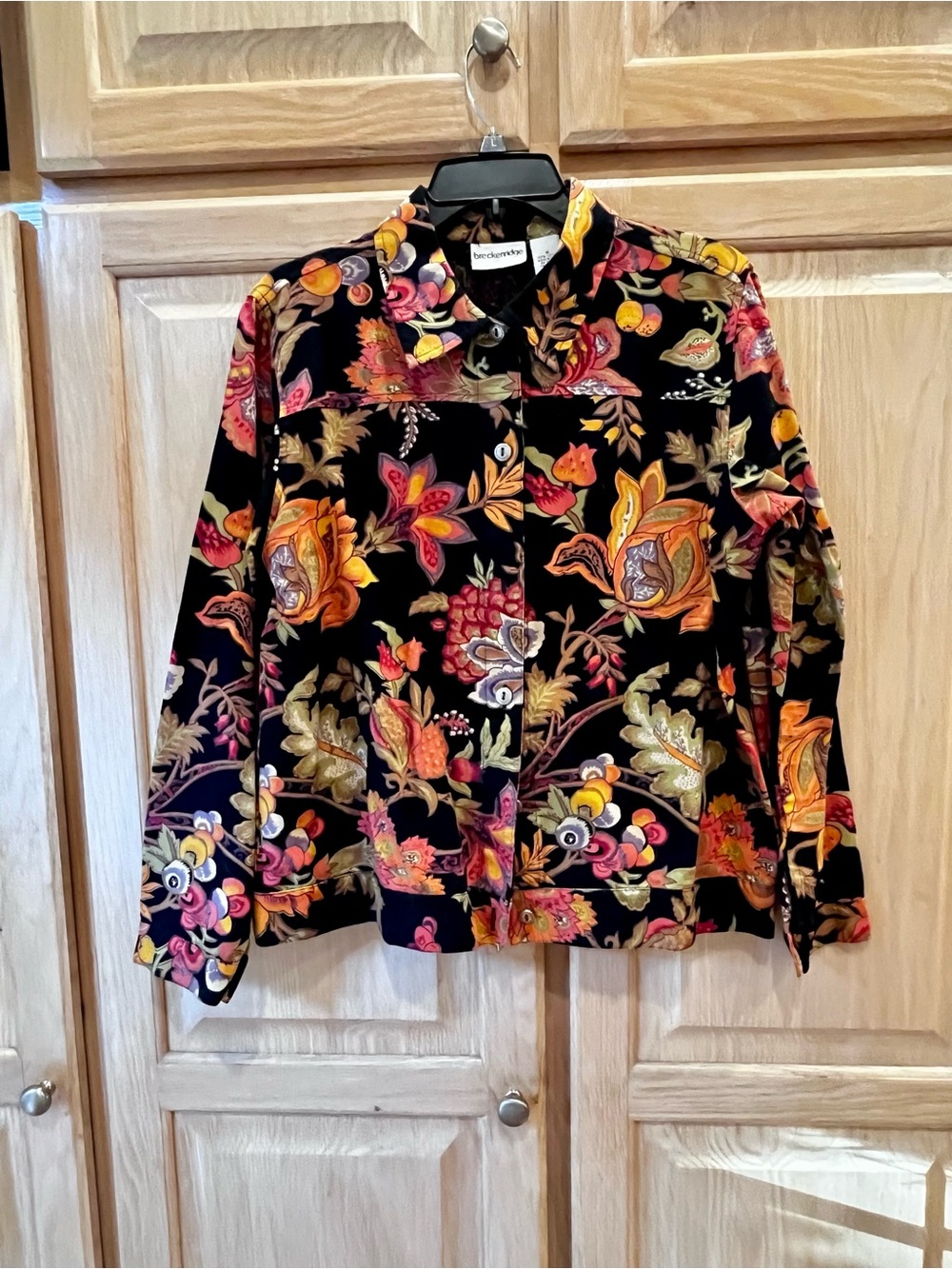 Breckenridge Black Floral Jacket